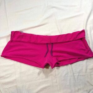 Y2K Micro Mini Foldover Xhilaration Cotton Shorts Foldover Waist Drawstring XL